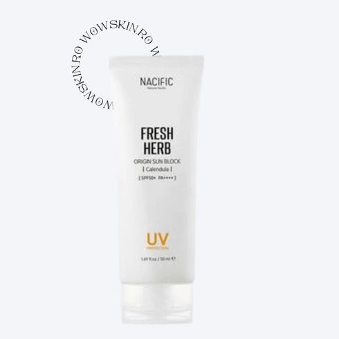 Nacific Fresh Herb Origin Sun Block SPF50+PA++++ - WowSkin Romania